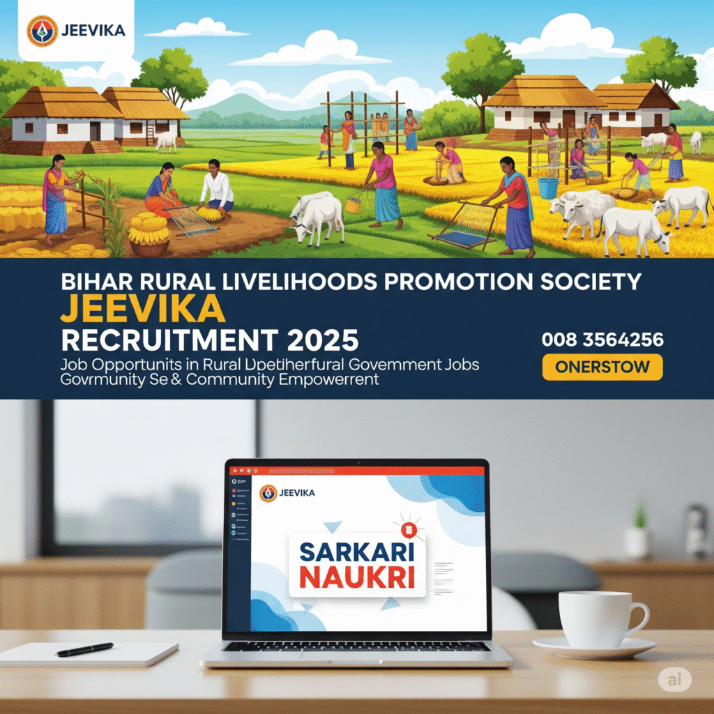 Bihar BRLPS Jeevika Online Form 2025 for 2747 Post