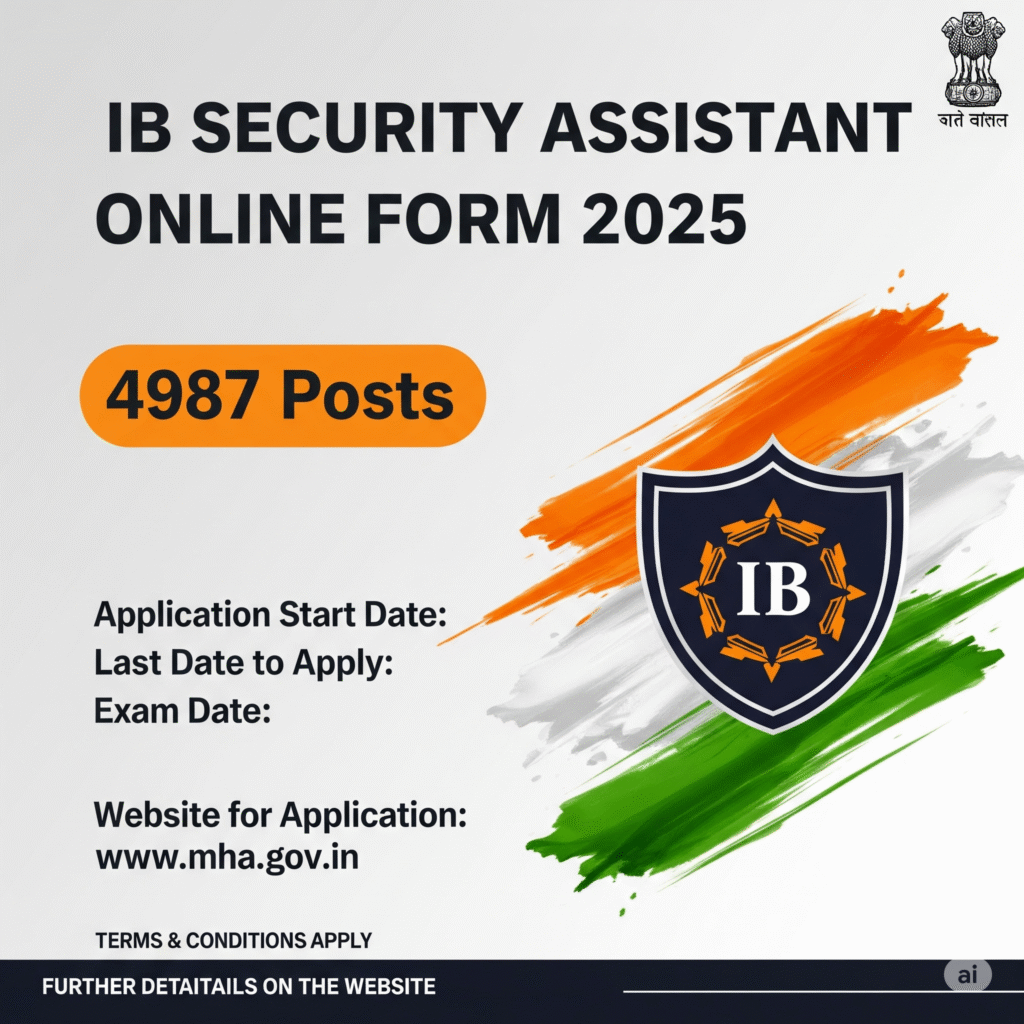 IB Security Assistant Online Form 2025 (4987 Post)
